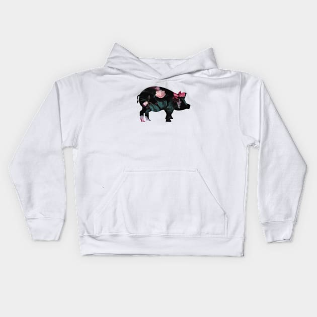 Pig Kids Hoodie by Sloth Station